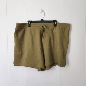 Ava & Viv green drawstring shorts